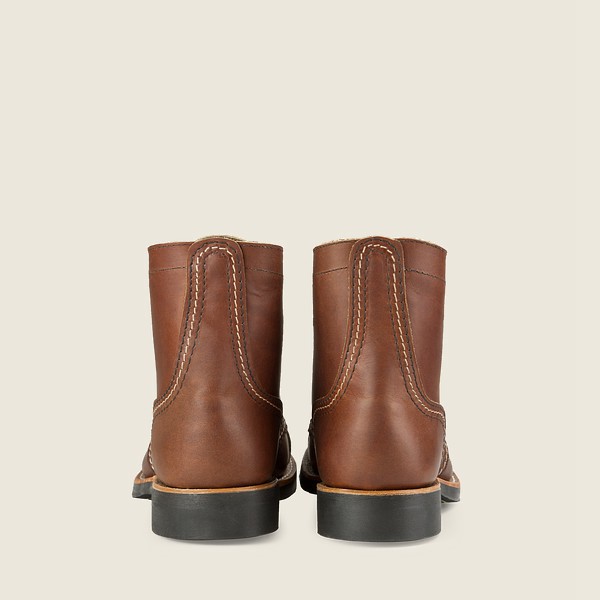 Bottes Red Wing Heritage - Iron Ranger - Short Harness Cuir - Marron - Femme 643MKYNXI